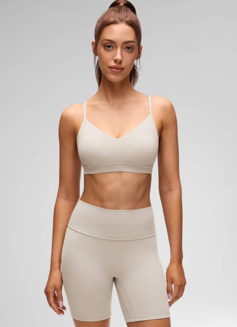 Butterluxe V Neck Spaghetti Strap Bra