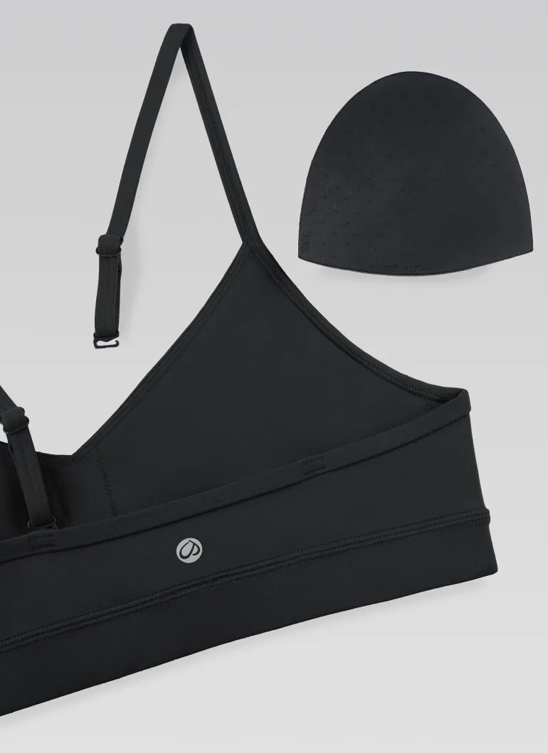 Butterluxe V Neck Spaghetti Strap Bra
