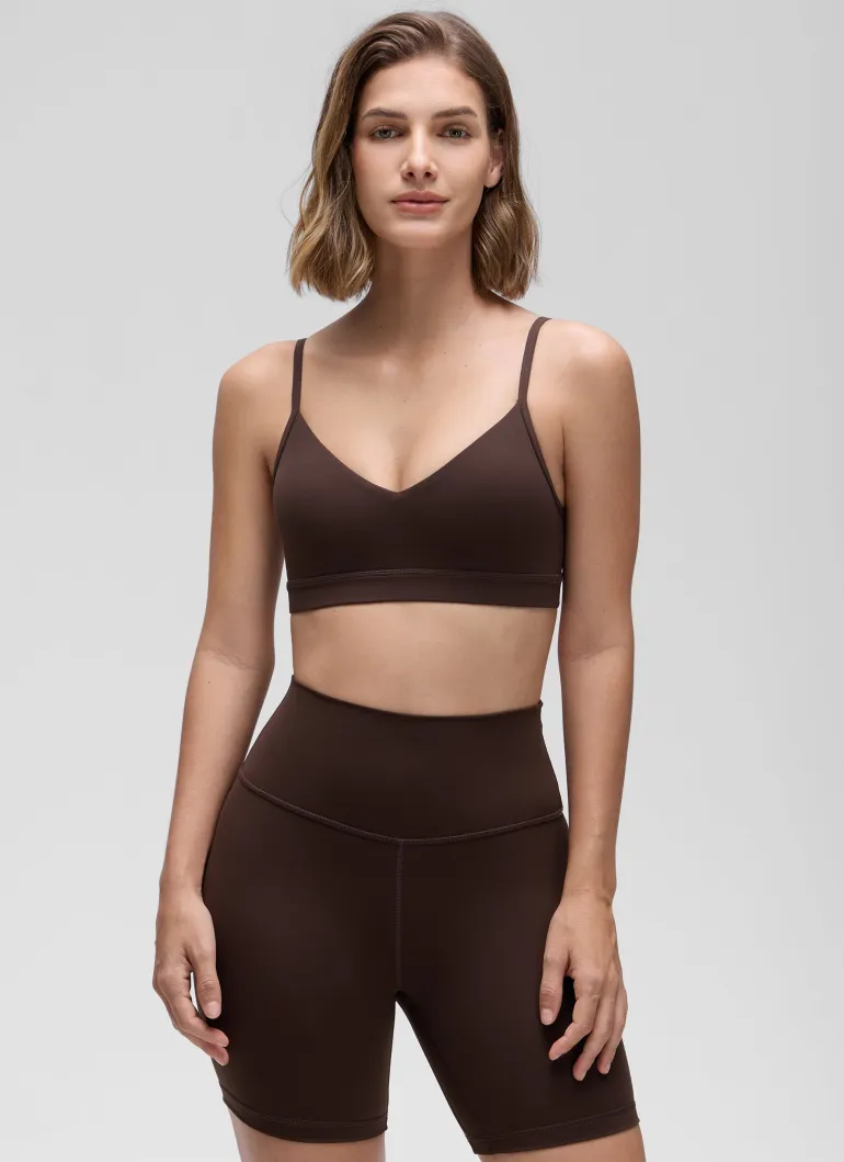 Butterluxe V Neck Spaghetti Strap Bra