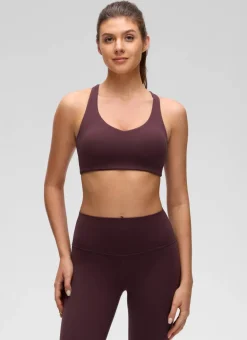 Butterluxe V Neck Strappy Sports Bra
