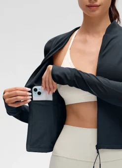 Butterluxe V Neck Waist Length Jacket