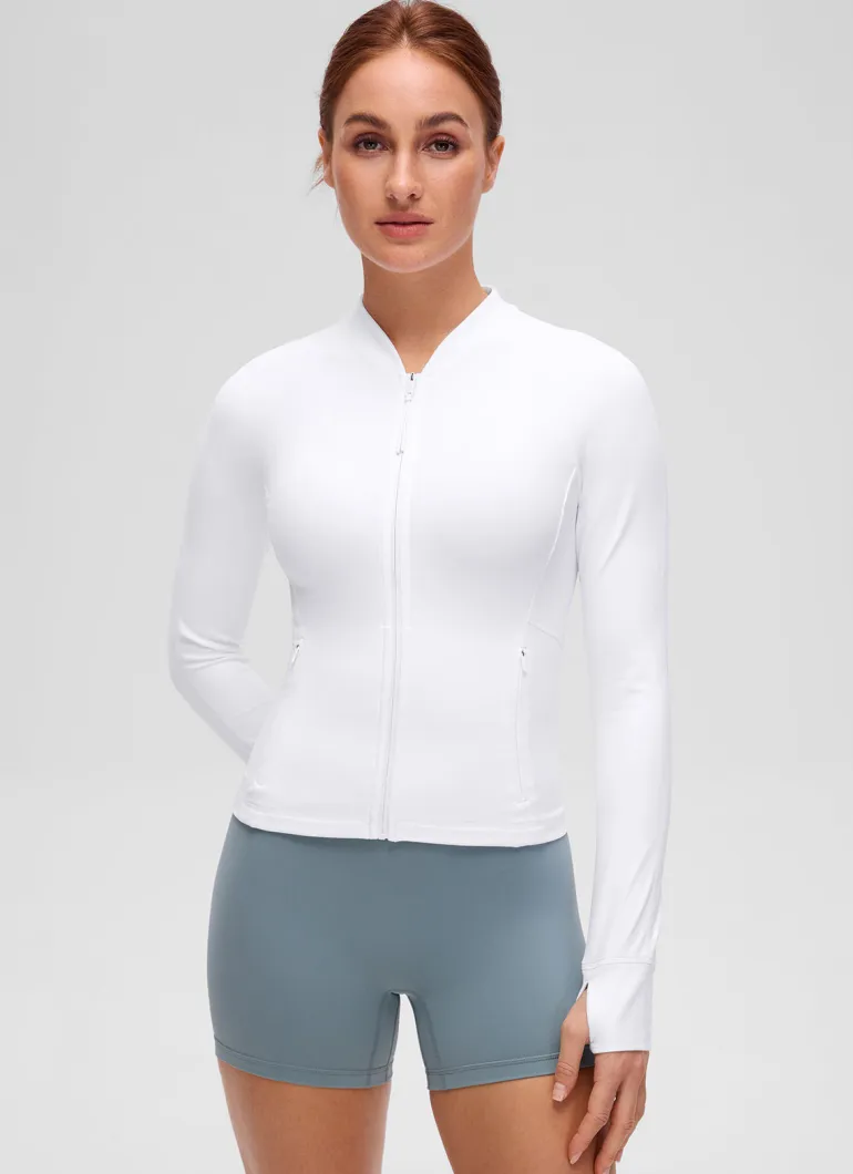 Butterluxe V Neck Waist Length Jacket