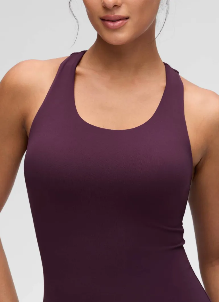 Butterluxe Waist Length Built in Bra Tank