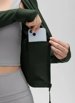 Butterluxe Waist Length Full Zip Jacket