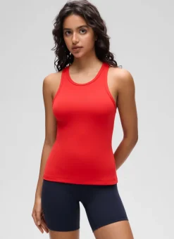 Butterluxe Waist Length Racerback Tank