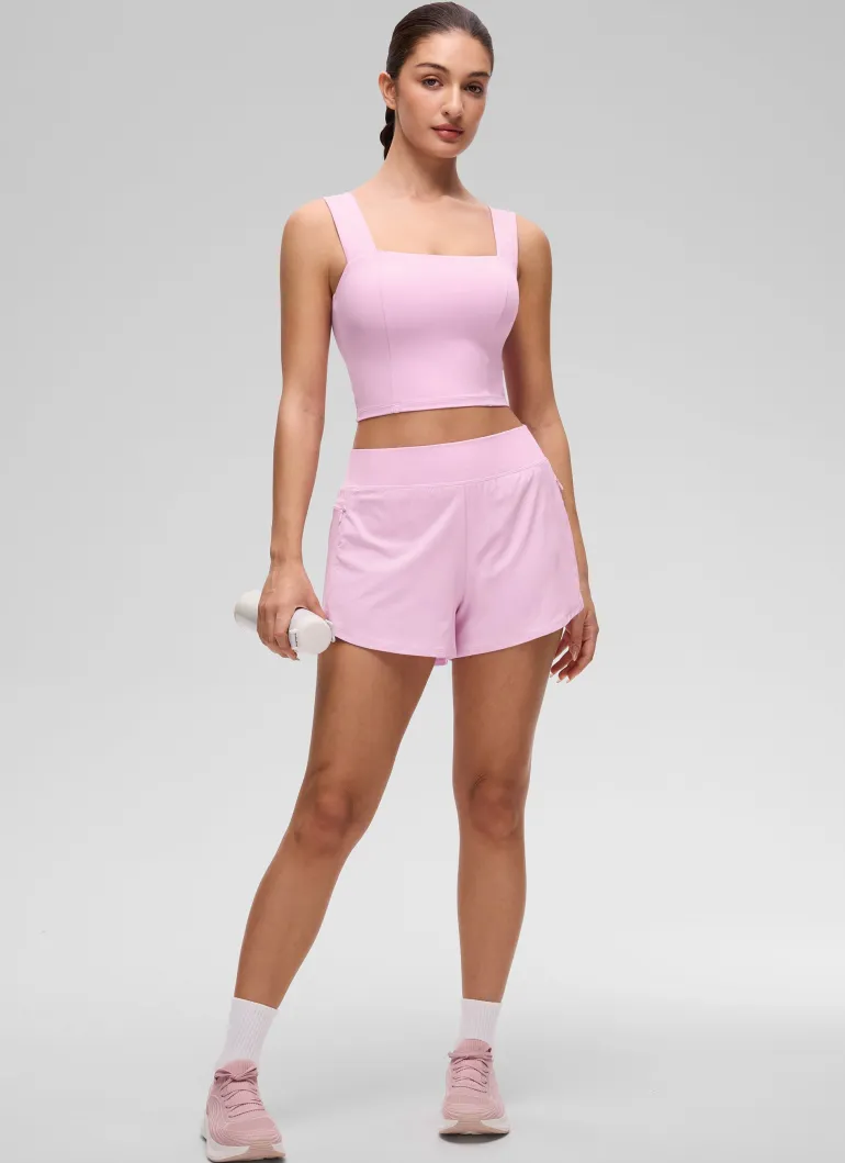 Butterluxe Wide Straps Built in Bra Tank
