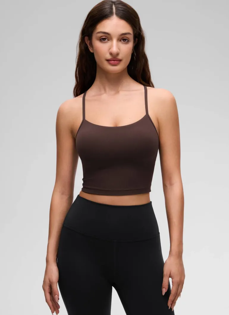 Butterluxe Y Back Built in Bra Tank