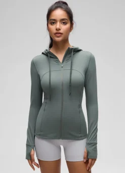Butterluxe Zip Pocket ThumbHole Hoodie