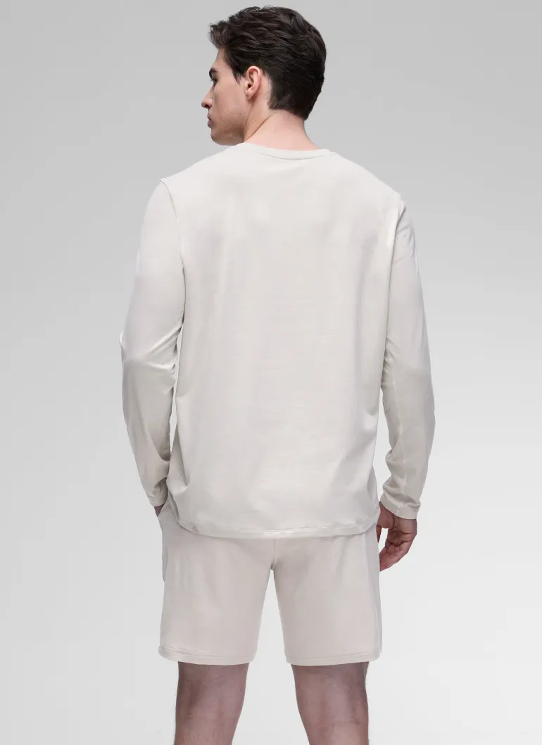 Cloud Jersey Crewneck Long Sleeve Shirts