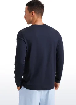 Cloud Jersey Crewneck Long Sleeve Shirts