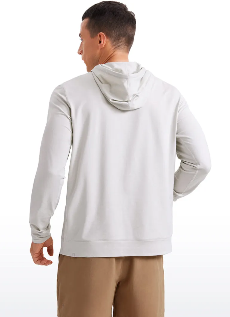 Cloud Jersey Pullover Hoodie Long Sleeve with Pocket