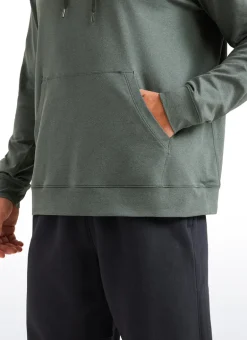 Cloud Jersey Pullover Hoodie Long Sleeve with Pocket