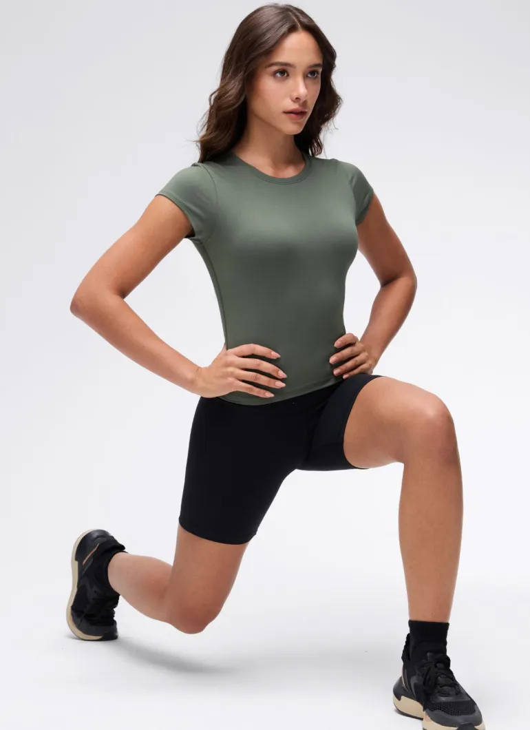 Cloud Jersey Waist Length Short Sleeve
