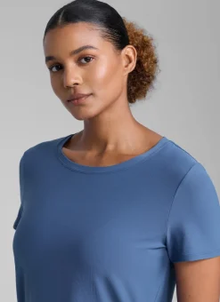 Cloudweight Crewneck Side Slit Short Sleeve