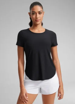 Cloudweight Crewneck Side Slit Short Sleeve