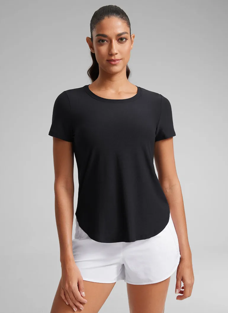Cloudweight Crewneck Side Slit Short Sleeve