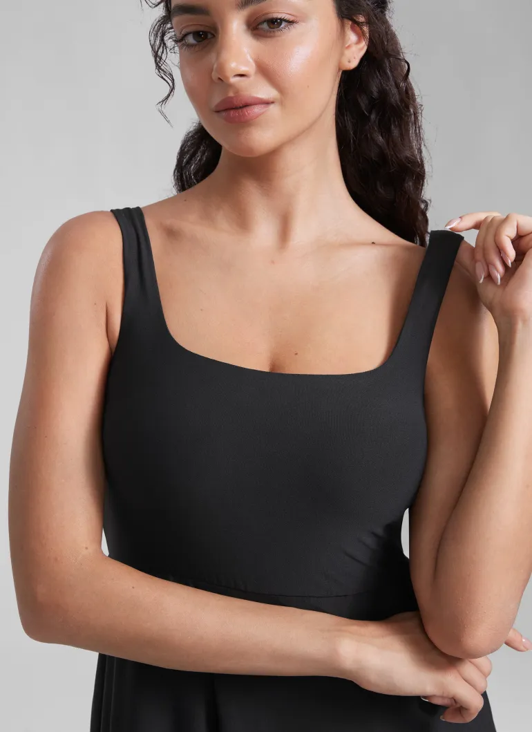 Cloudweight Double Lined Pocket Midi Dress