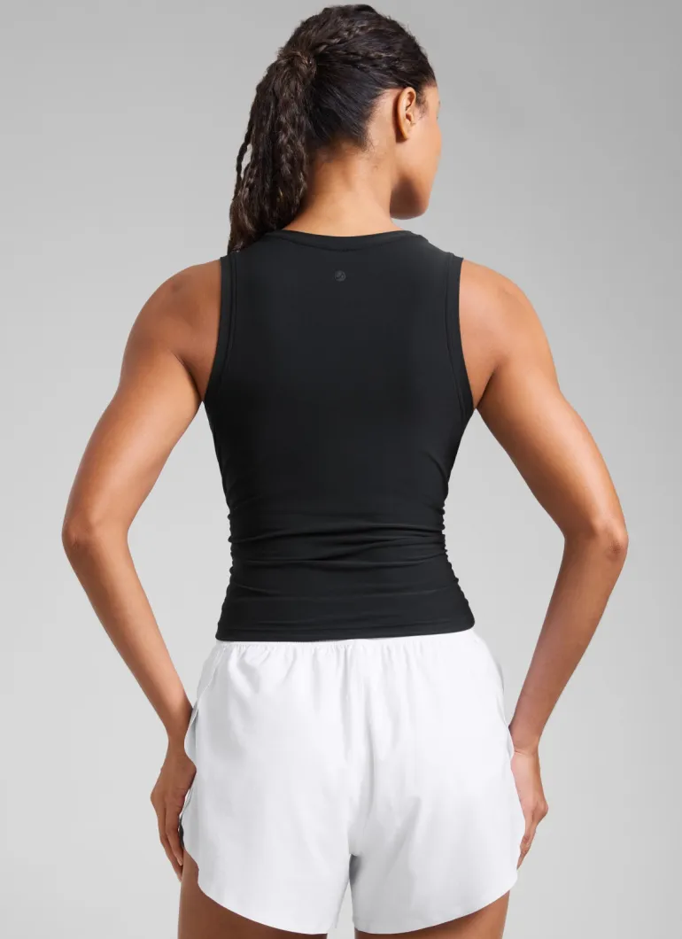 Cloudweight High Neck Ruched Tank