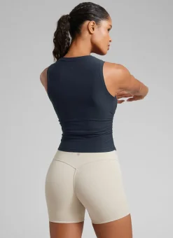 Cloudweight High Neck Ruched Tank