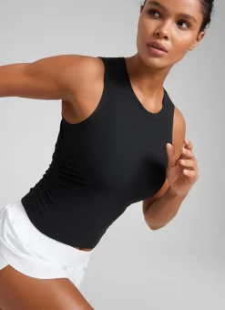 Cloudweight High Neck Ruched Tank