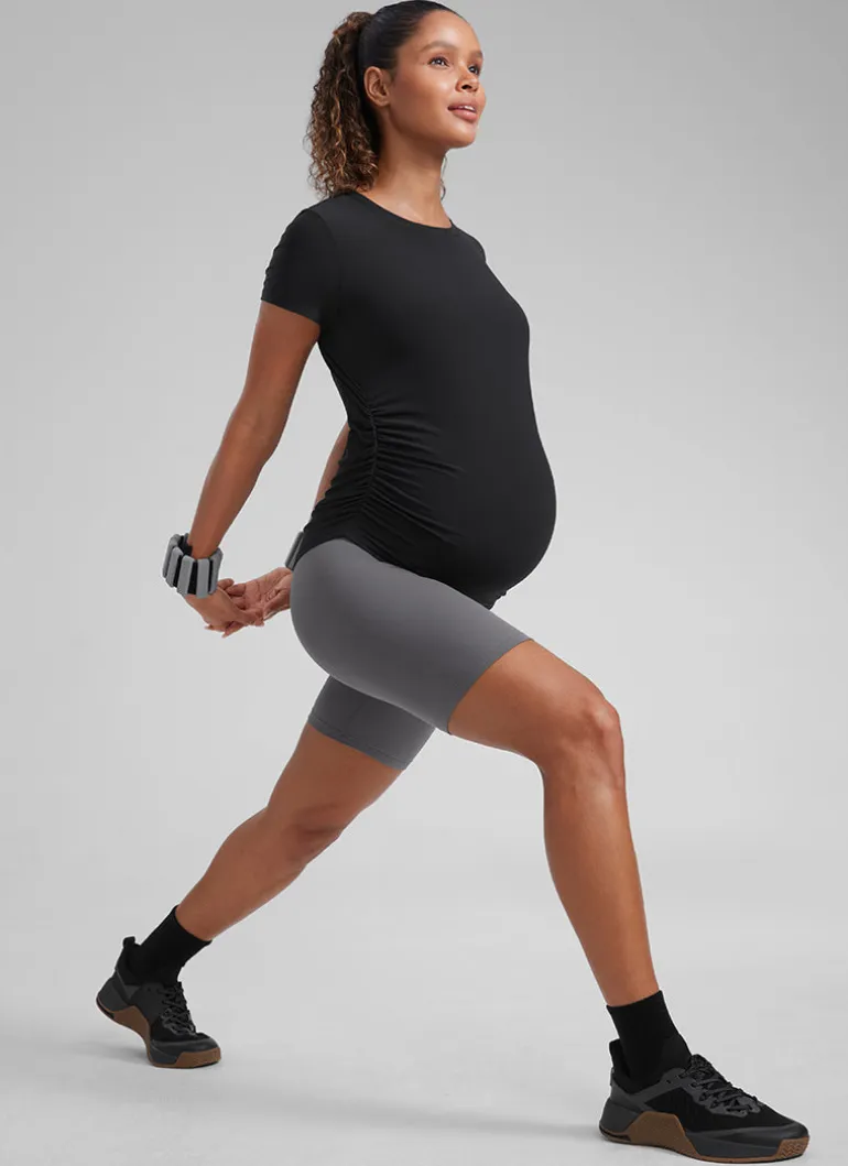 Cloudweight Maternity Ruched Short Sleeve