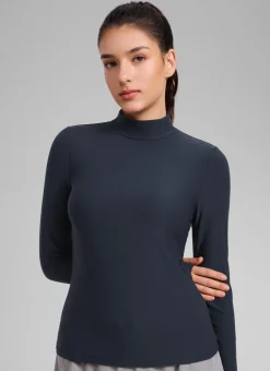 Cloudweight Mock Neck Long Sleeve