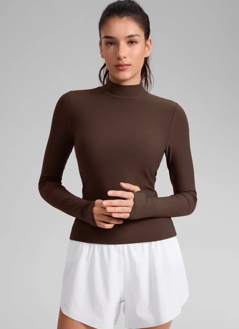 Cloudweight Mock Neck Long Sleeve