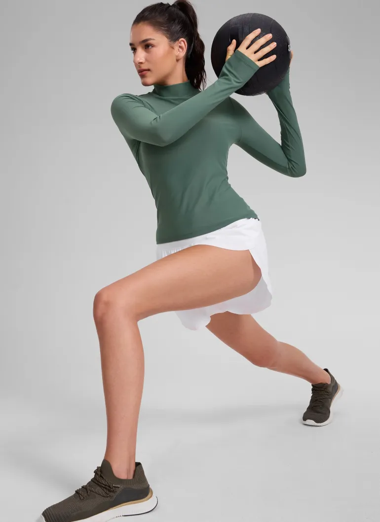 Cloudweight Mock Neck Long Sleeve