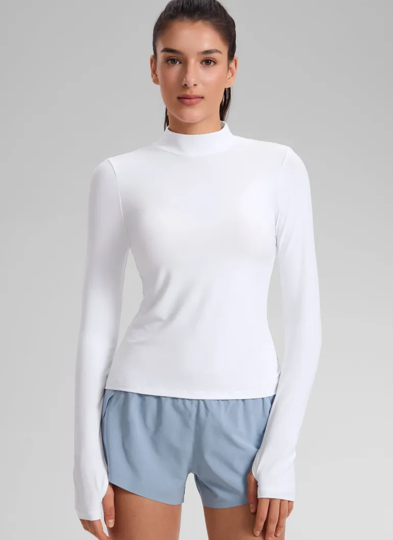 Cloudweight Mock Neck Long Sleeve