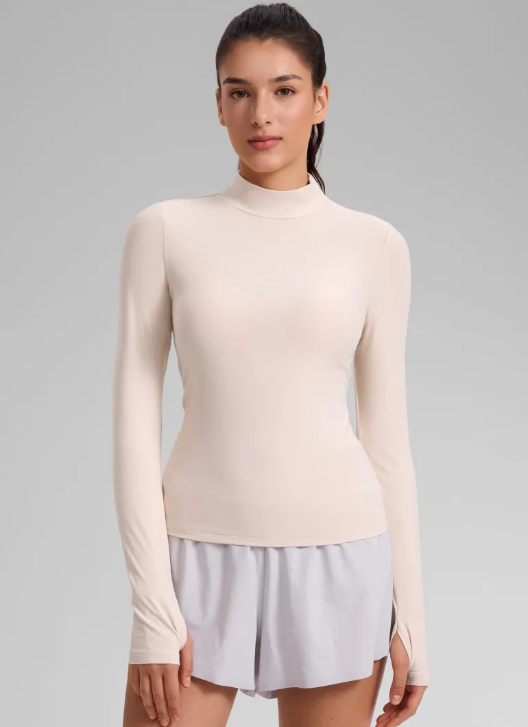 Cloudweight Mock Neck Long Sleeve