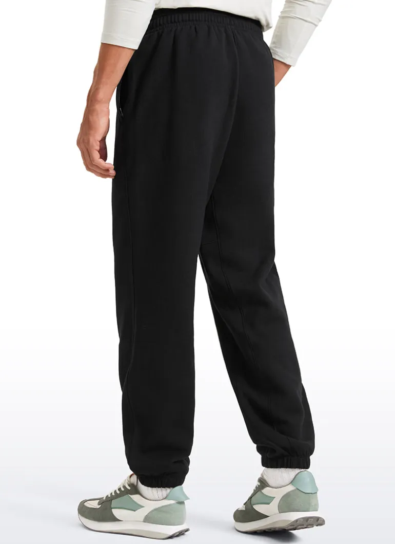 Cotton Fleece Sweatpants with Pockets 32''