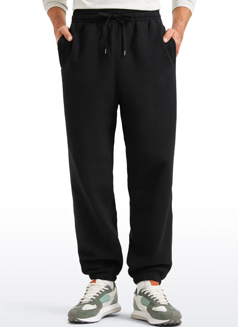 Cotton Fleece Sweatpants with Pockets 32''