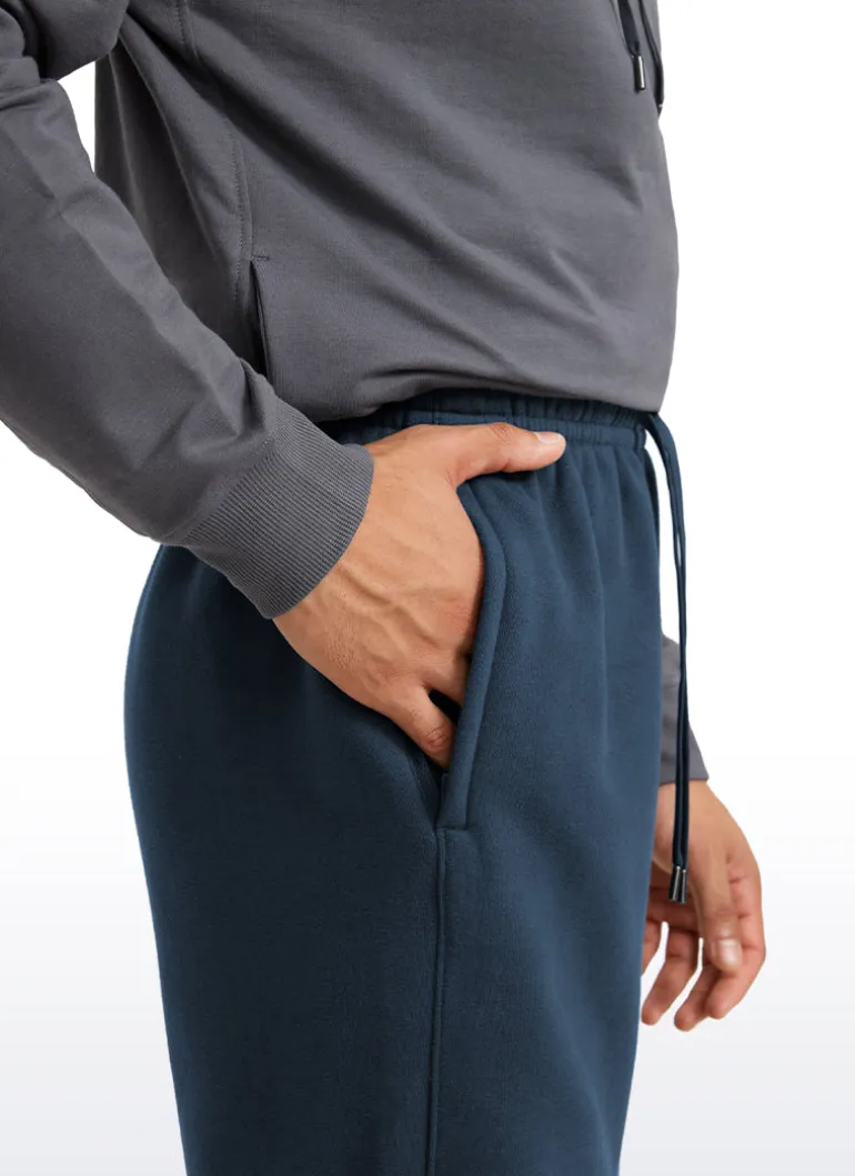 Cotton Fleece Sweatpants with Pockets 32''