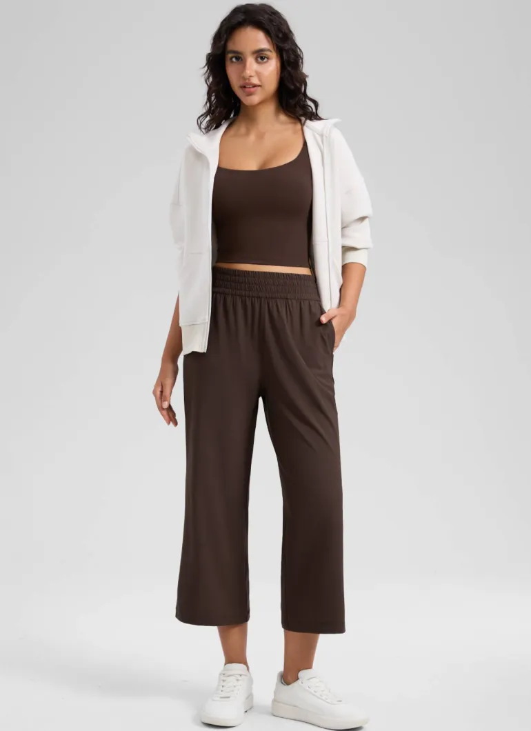 Feathery-Fit Drapey High Rise Flare Pant 23"