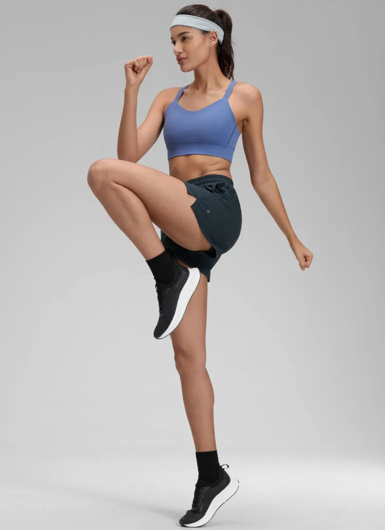 Feathery-Fit Drapey 2 in 1 High Rise Shorts