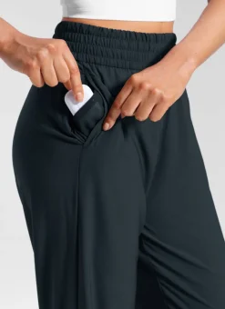 Feathery-Fit Drapey Tapered Ankle Pant 27