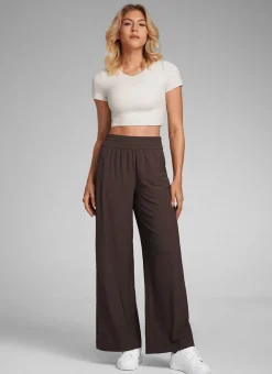 Feathery-Fit Drapey Wide Leg Pant 30