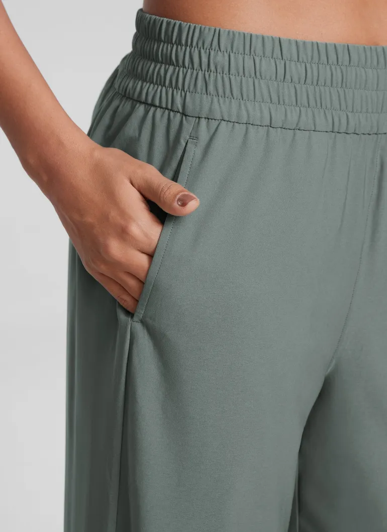 Feathery-Fit Drapey Wide Leg Pant 30"