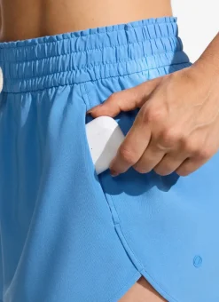 Feathery-Fit Relaxed Side Split Board Shorts 3.5