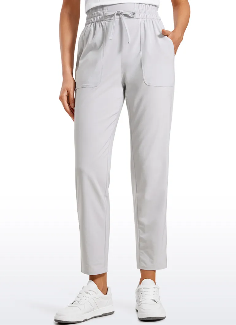 Feathery-Fit Soft Casual Workout Pants with Pockets 27"