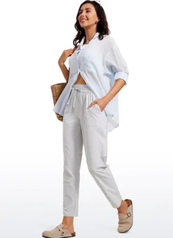 Feathery-Fit Soft Casual Workout Pants with Pockets 27