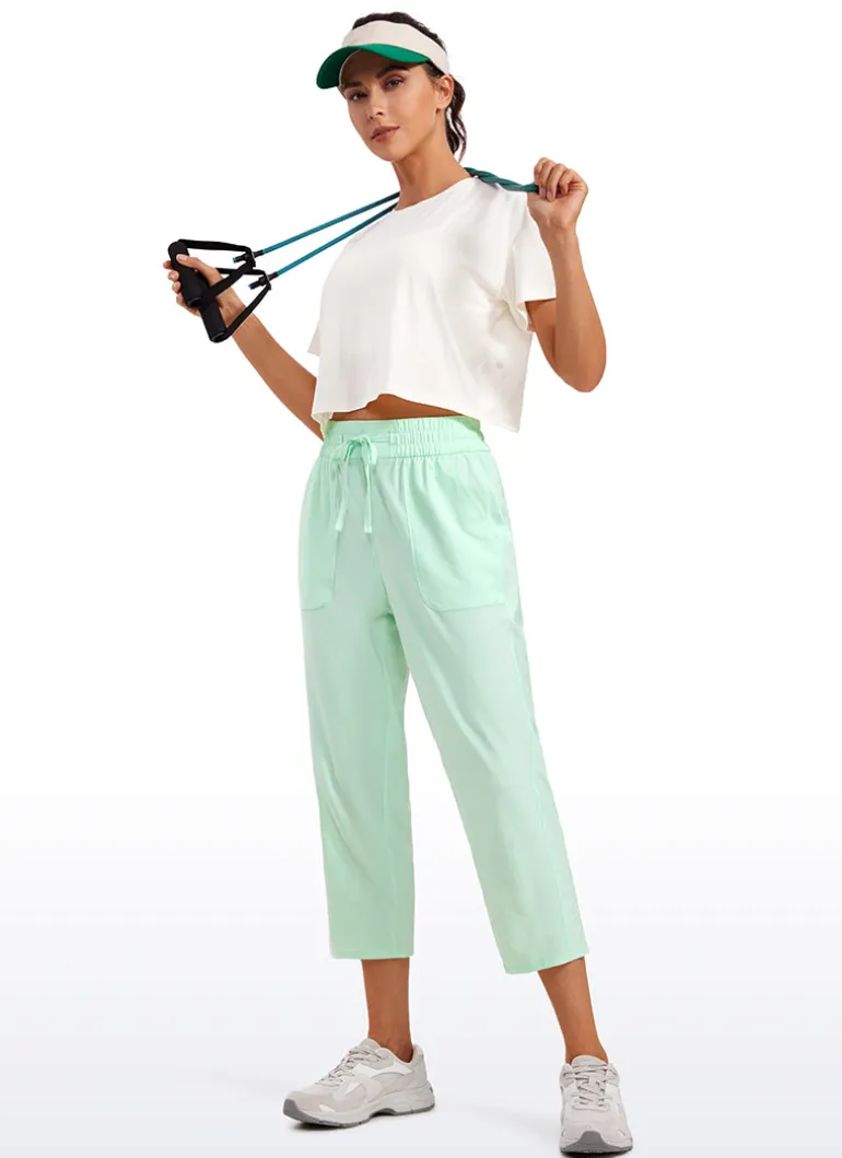 Feathery-Fit Soft Crop Pocket Pant 23''