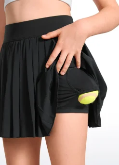 Feathery-Fit Soft Girls Pleated Skirts