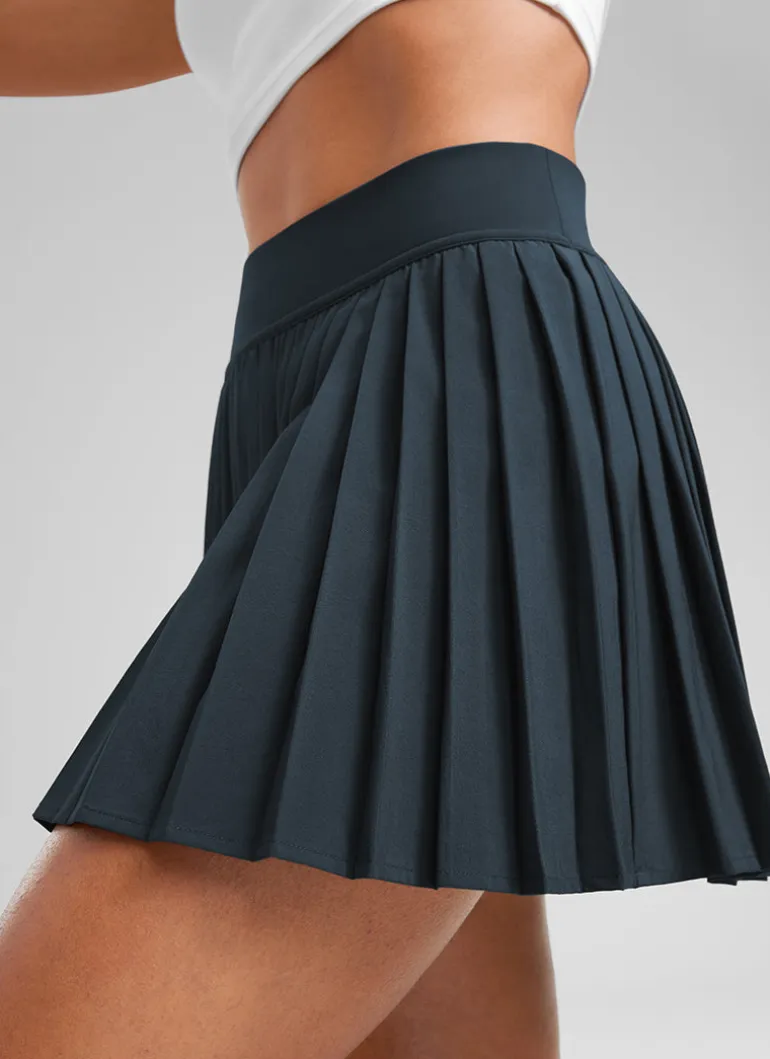 Feathery-Fit Soft High Rise Pleated Skirt 14''