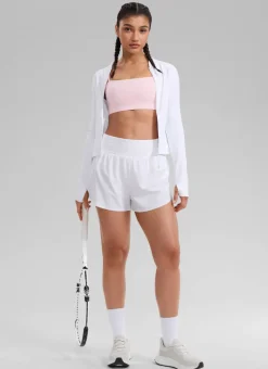 Feathery-Fit Soft High Split Dolphin Shorts 2.5