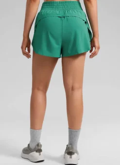 Feathery-Fit Soft High Split Dolphin Shorts 2.5