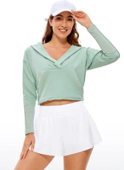 Feathery-Fit Soft 2 in 1 Flowy Shorts 3''