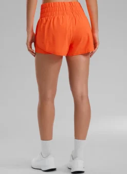 Feathery-Fit Soft 2 in 1 High Rise Shorts 3''