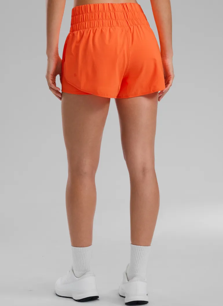Feathery-Fit Soft 2 in 1 High Rise Shorts 3''