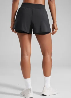 Feathery-Fit Soft 2 in 1 Zip Pocket Shorts 3